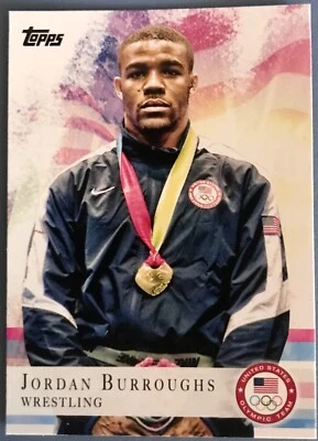 2012 Topps Olympic #85 Jordan Burroughs (RC) - Image 1 of 3