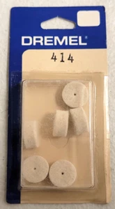 Dremel 414 Felt Polishing Wheel Buffing Cleaning 1/2" - Picture 1 of 3