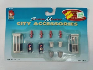 NUEVOS TRENES REALISTAS ESCENA MASTER CITY ACCESORIOS ESCALA 433-1851 14 PIEZAS - Imagen 1 de 2