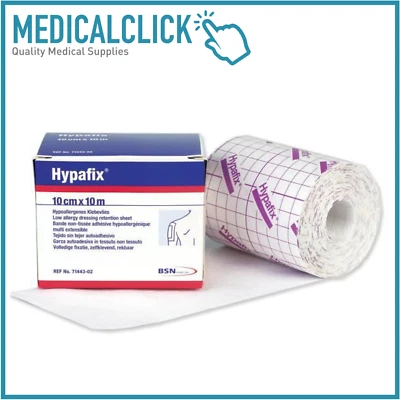 BSN MEDICAL Hypafix Benda Adesiva di Ritenzione in TNT poroso ipoallergenico cm 10 x 10 m