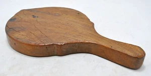 Planche À Découper En Bois Ancienne Originale Sculptée À La Main - Picture 1 of 5