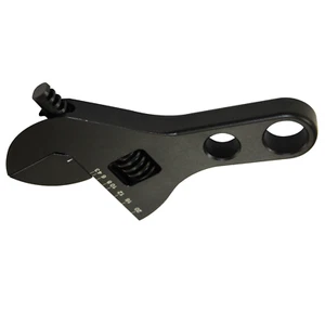 Stubby Short Adjustable Black Aluminum Wrench, Fits AN3 - AN 20 Hose End Fitting - Picture 1 of 4