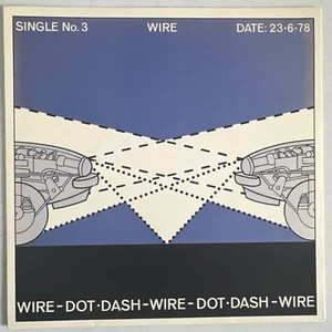 WIRE DOT DASH 7” VINYL SINGLE HARVEST UK 1978 1ST PRESS NR MINT PRO CLEANED - Imagen 1 de 7