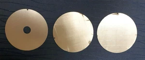3 x Titan Grade 5, Ronde dia 87 x t 0,5 mm / Ti Gr. 5 Disc Dia 87 mm x t 0.5 mm* - Picture 1 of 1