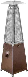Hiland Portable Propane Table Top Pyramid Glass Tube Patio Heater, 9500 BTU - Picture 1 of 5