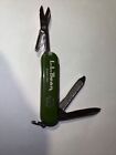 Couteau militaire suisse Victorinox classique SD vert olive avec publicité haricot L.L
