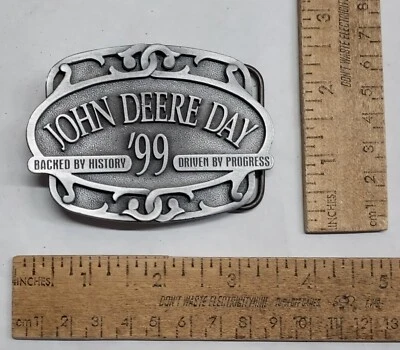 JOHN DEERE DAY '99 - belt BUCKLE - listing #7186 - Image 1 of 4