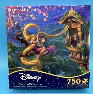 Rompecabezas Disney Thomas Kinkade Tangled Rapunzel 750 2018 nuevo - Imagen 1 de 6