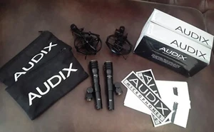 Passendes Paar Audix Kondensatormikrofone im Paket mit *Stoßdämpferhalterungen* + weitere Extras - Bild 1 von 9