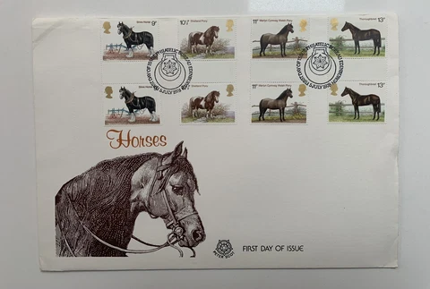 Great Britain FDC 1978 Horses of Britain Combo First Day Cover Cover
