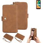 Wallet + Protective case for Doogee S59 cover brown