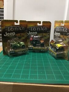 Tonka Set Of 3 Jeeps