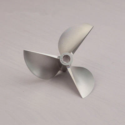 #1699 CNC 1/4 6,35 mm hélice de aluminio 67 mm positivo 3 palas 6717 hélice P1,7 barco de radiocontrol Foto 1 de 2