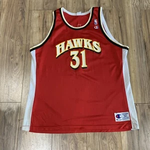Vintage 90s Champion Jason Terry Atlanta Hawks Trikot Gr. 52 2XL - Bild 1 von 7