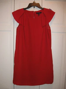 Banana Republic Holiday Red Dress Size 4P - Picture 1 of 6