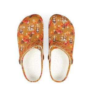 Autumn Leaves Maus Neuheit Clogs für Damen süße Herbstschuhe Gartenschuhe - Bild 1 von 6