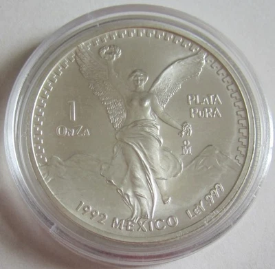 Mexico Libertad 1 Oz Silver 1992 - Image 1 of 2