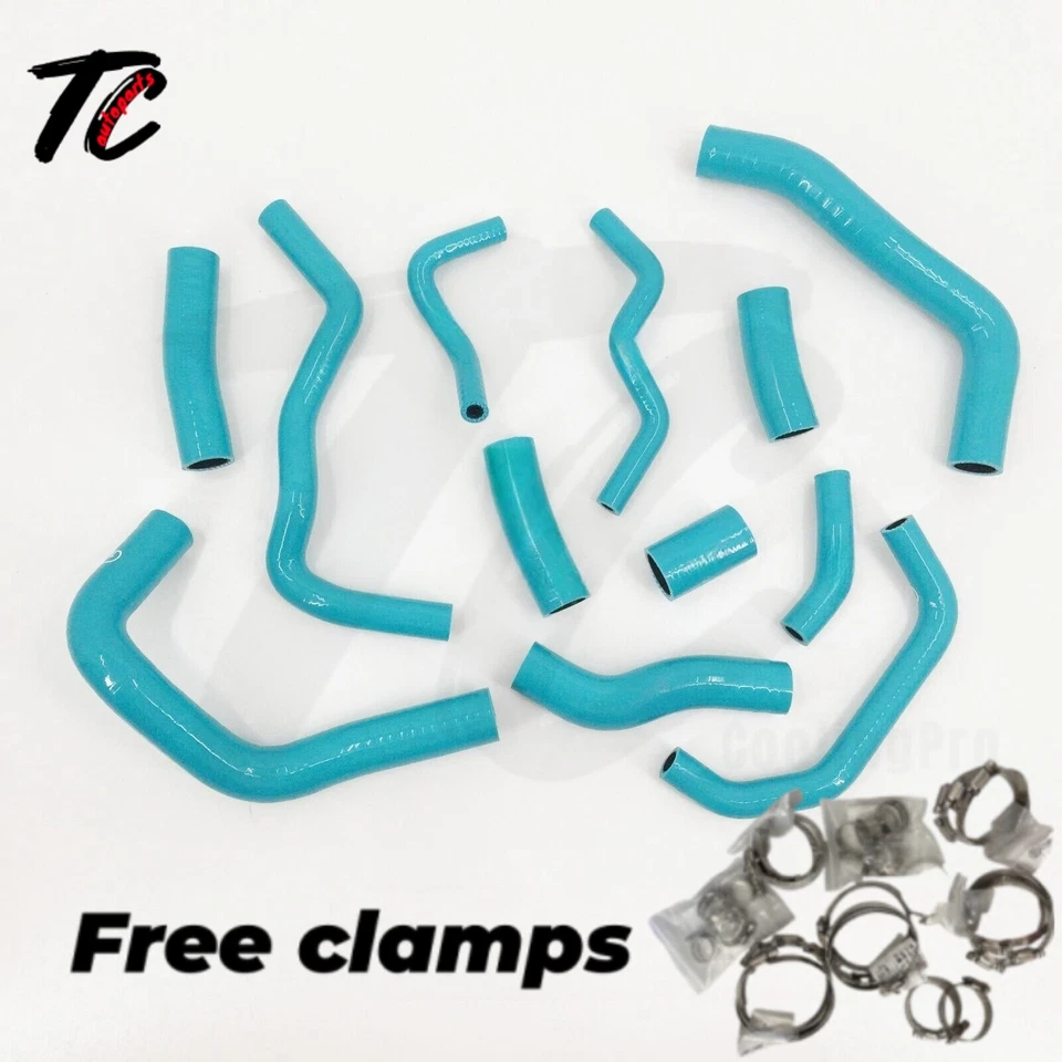 Kit de mangueira de radiador de silicone Fit 2004-2007 Honda CBR1000RR Fireblade 05 06 - Imagem 1 de 4