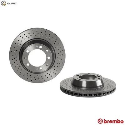 2x BRAKE DISC 09.C883.11 FOR PORSCHE M 64.60RS 3.6L 6cyl 911 - Image 1 of 4