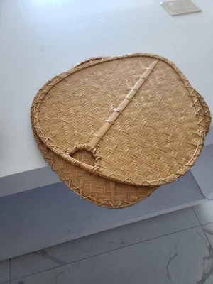 Fanimation PAD2A Wide Oval Bamboo Palisade Blade, 18-Inch, Antique, Set Of 8 - Image 1 of 3