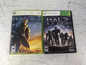 Halo 3 & Halo Reach (Microsoft Xbox 360) Bundle Games With Box And Manual - Good - Picture 1 of 5