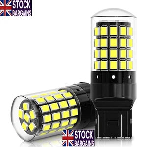 2pcs LUMENEX T20 LED 2835 54SMD 6500K 7440 7443 LED Bulb Canbus (B884) - Picture 1 of 9
