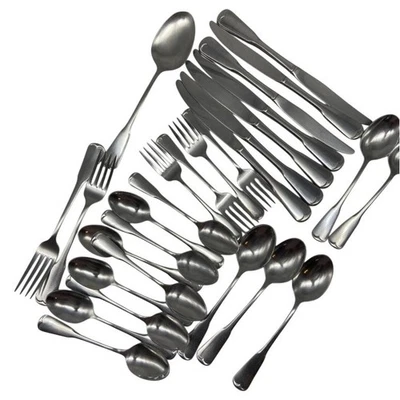 Oneida SSS Minute Man Colonial Boston 28 Piece Flatware Fork Spoon Knife Lot - Image 1 of 4