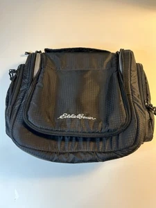 Eddie Bauer Expedition Dopp Kit Luggage Black Bag Travel - Picture 1 of 5