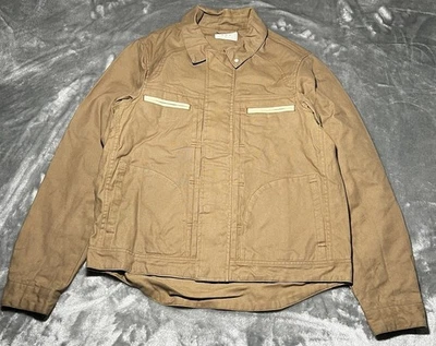 Chaqueta Scotch & Soda Hombre Talla Pequeña Marrón Tostado Lona Utilitaria Foto 1 de 4