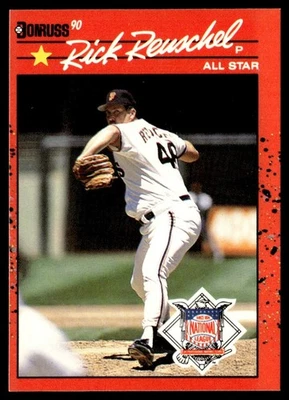 1990 Donruss Rick Reuschel San Francisco Giants #663 - Image 1 of 2