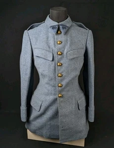 France Vareuse Bleu Horizon Ww1 Poilu 1920 60 RI Infanterie - Foto 1 di 13