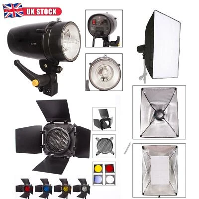 PYXEL STUDIO Flash strobo 150 W luce studio ombrello fienile 5500 K fotografia dimmerabile Regno Unito