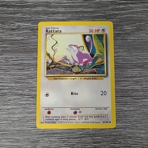 Rattata Pokemon TCG 1999 Base Set Card WOTC 61/102 - Bild 1 von 2