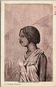 Postal de colección África Madagascar Jeune Fille Hova B138 - Imagen 1 de 2
