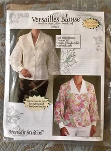 VTG Quilt Woman Brensan Studios Versailles French Blouse Pattern All Size NIP - Picture 1 of 2