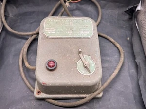 VINTAGE MECCANO POWER CONTROL UNIT TYPE A3 METAL ENCASED TRANSFORMER UK MADE - Picture 1 of 9