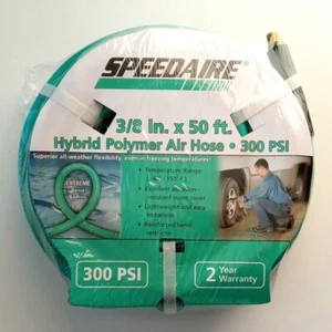 Speedaire Flexzilla HFZ3850GR2-SP Tubo aria 3/8" x 50' 300PSI 1/4" estremità MNPT - Foto 1 di 5
