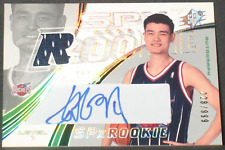 Yao Ming 2002-03 Upper Deck SPx Autograph Rookie Jersey #132 (228/999) Rockets