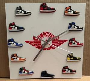 Air Jordan Mini Zapatillas Reloj de Pared, Reloj Zapato 3D, NBA Michael Jordan - Imagen 1 de 6