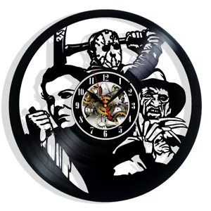 Halloween Horror Movie Freddy Pennywise Jason Michael Wall Clock Gift Home Decor - Picture 1 of 5