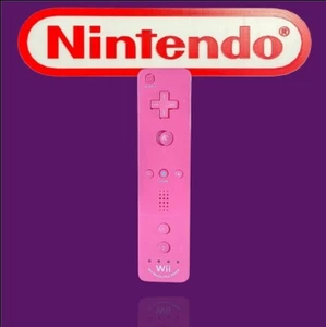 Nintendo Wii Motion Plus Remote Controller OEM Pink (Excellent) - Picture 1 of 8