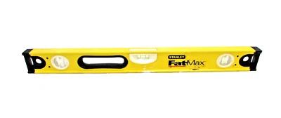 STANLEY TOOLS FAT-MAX 24” ALUMINUM 3-VIAL LEVEL, 43-500 - Image 1 of 4