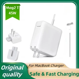 45W T-tip AC Power Charger for Apple 11" 13" Macbook Air 2012-2017 A1436 A1466 - Picture 1 of 8