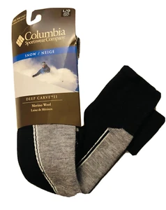 NUEVOS CALCETINES ACOLCHADOS COLUMBIA LANA MERINO SOBRE LA PANTORRILLA NIEVE ESQUÍ UNISEX - Imagen 1 de 7