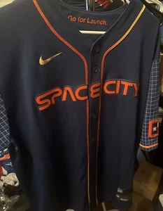 Nike Authentic Houston Astros Tuve (Jose Altuve) Space City Jersey Men XXL NWT - Picture 1 of 5