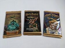 Harry Potter TCG Chamber Of Secrets Booster Pack x3 SET *ALL 3 PACKS GUARANTEED