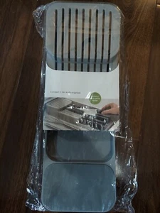 Compact Knife Storage Organizer 9 Compartment Knives Holder For Kitchen Drawer - Picture 1 of 3