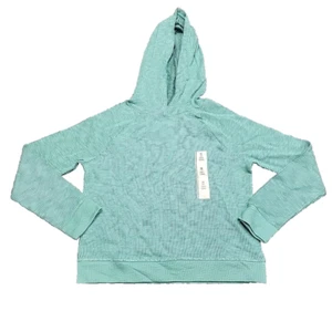 Cat and Jack Girls Fall Cozy Pullover Hoodie Sweatshirt Medium Size 8 Green Top - Picture 1 of 7