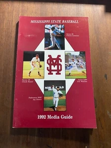 Guía de medios de béisbol del estado de Mississippi 1992 - Imagen 1 de 2