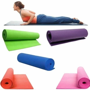 TAPPETINO PER YOGA TAPPETO PALESTRA PER ESERCIZI FITNESS AEROBICA COLORE CASUALE - Foto 1 di 2